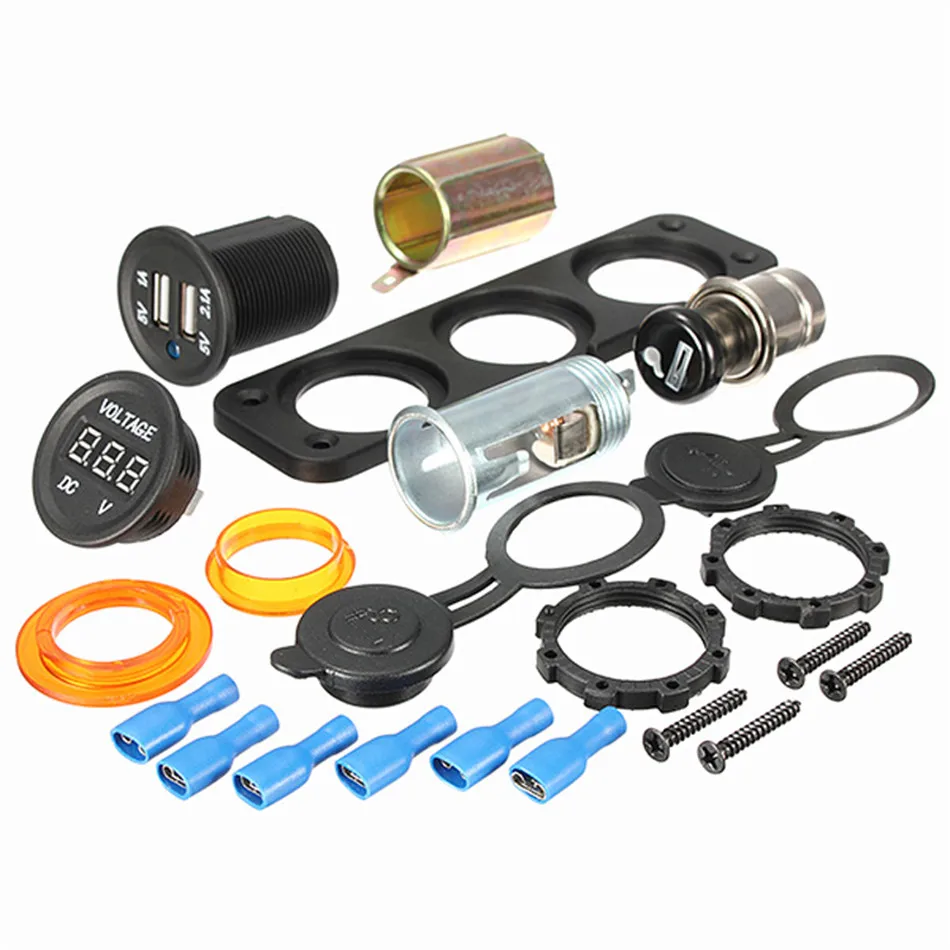 IZTOSS Многофункциональный 12 в двойной USB автомобильный GPS мобильный телефон