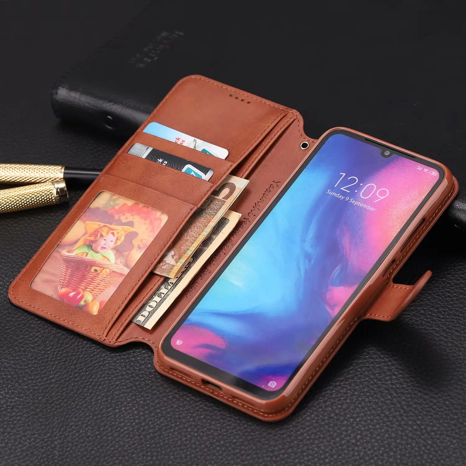 Чехол AZNS для Xiaomi Redmi Note 7 чехол из искусственной кожи держатель карт бумажник |