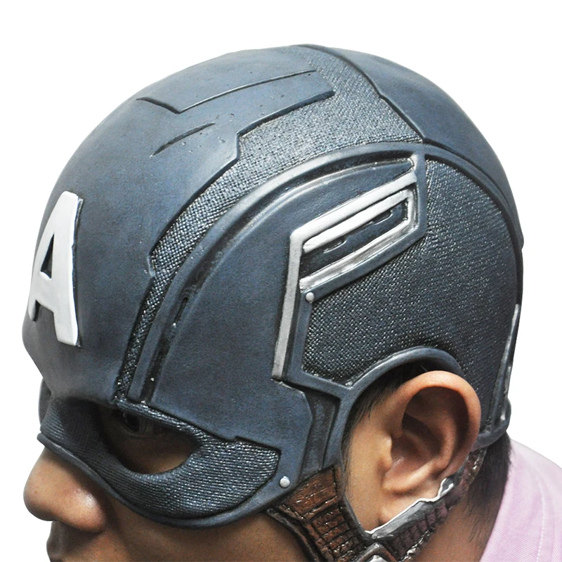 Латексные реквизиты для косплея Капитан Америка коллекционная маска 1:1 | Дом и