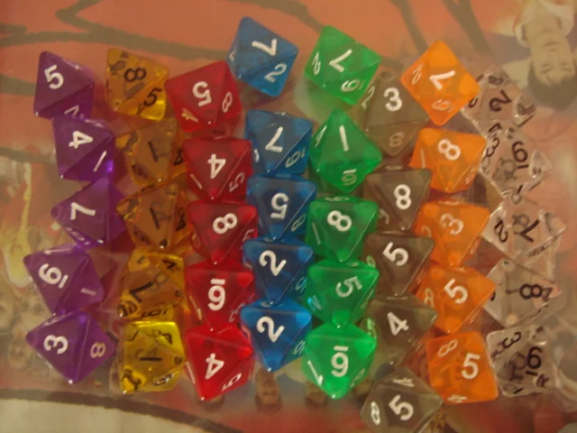 D8 кости цифровая игра калькулятор жизни магический реквизит TRPG DND цветные 8 face |