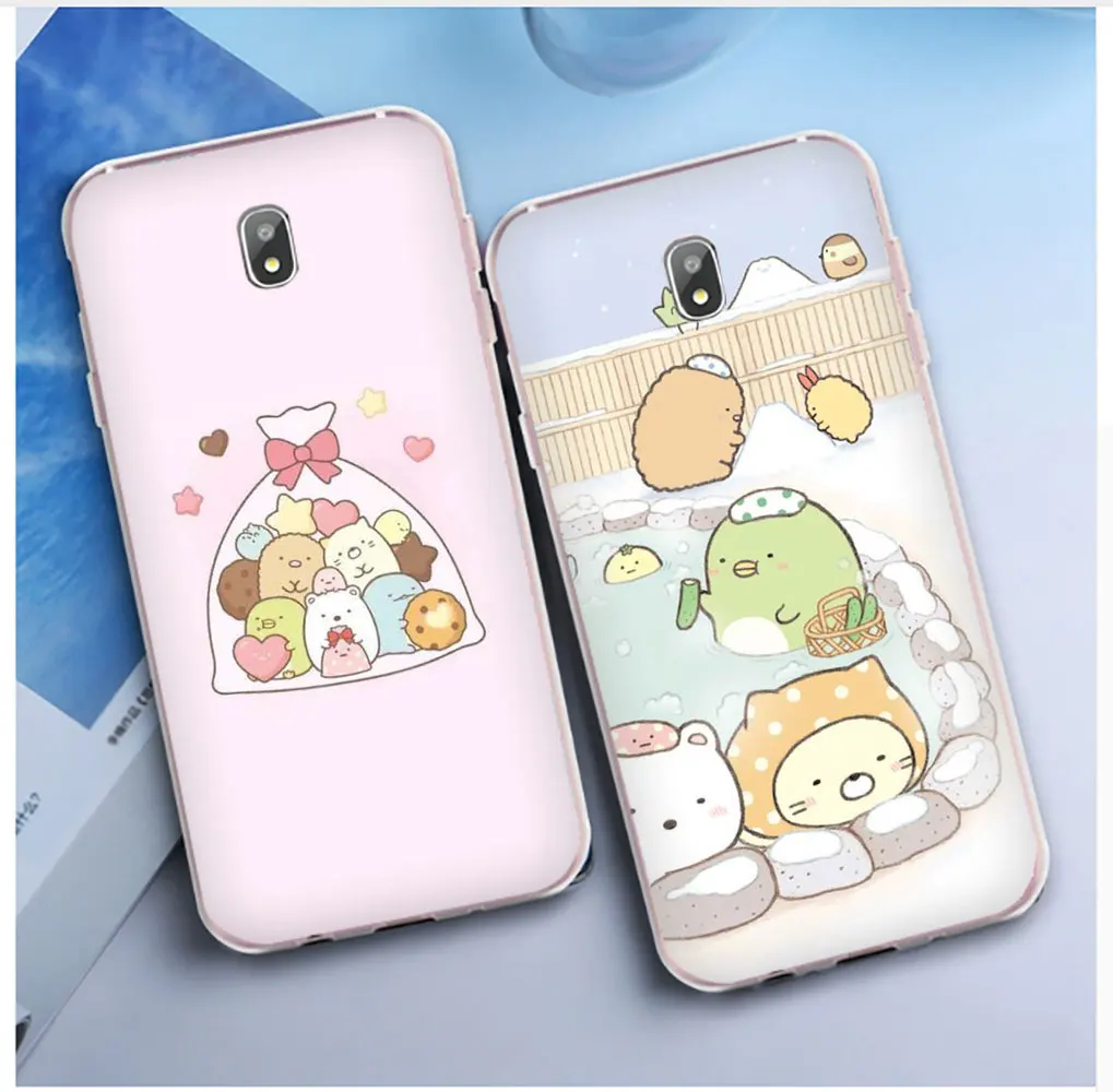 Sumikko gurashi жесткий чехол для телефона с рисунком в виде крышка чехол для samsung Galaxy S6 7 Edge S8 9 10 плюс Note10 8 9 M10 20-30