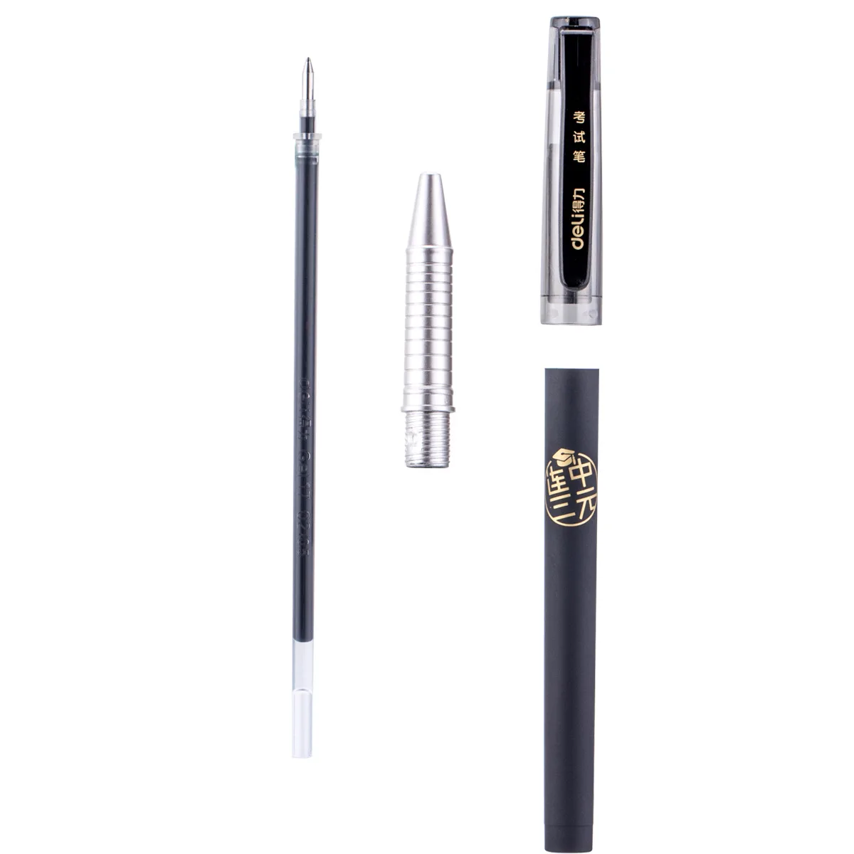 12pcs S116 Liang test neutral pen 0.5mm Black Bullet Student Examination | Канцтовары для офиса и дома