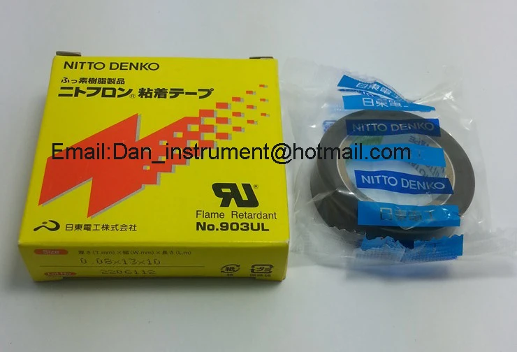 Лента Nitto Denko nitoflon 903UL T0.08mm * W13mm L10m для упаковочной машины|tape glue|bag comtape slap |