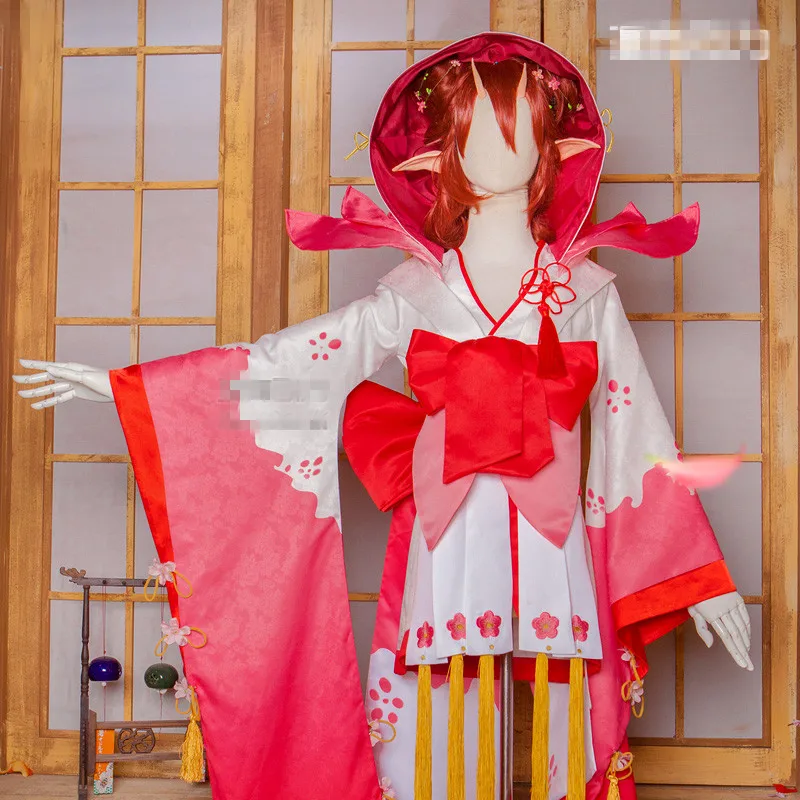 Костюм для косплея Onmyoji SR hellspawn Momonohana Kayo бесплатная доставка с шапочкой|cosplay