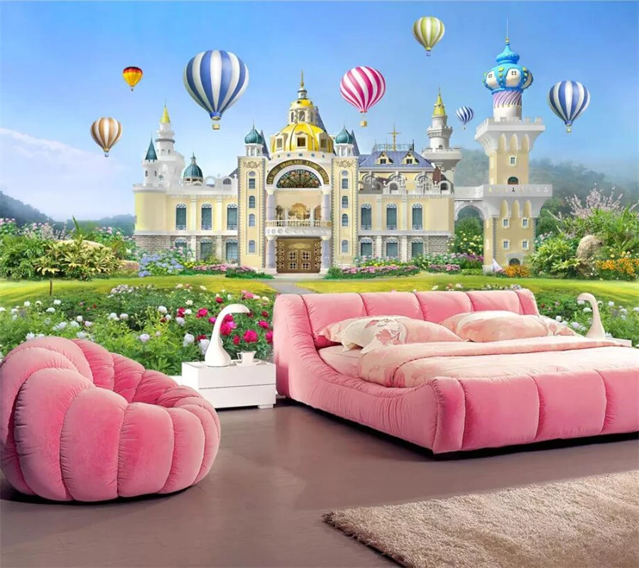 3d фотообои beibehang на заказ фрески красивая девочка маленькая принцесса