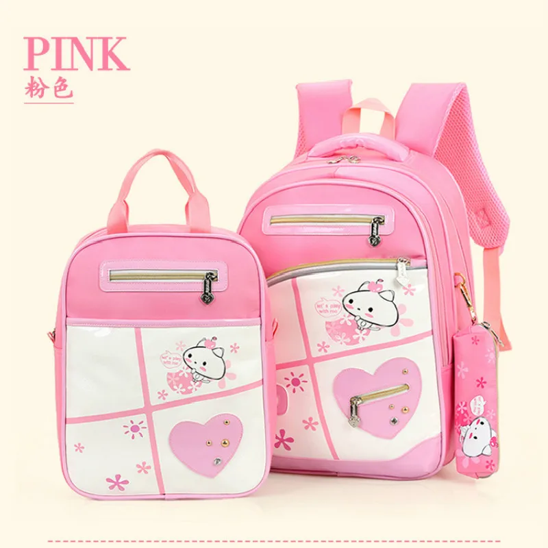 2019 детский школьный рюкзак с мультяшным принтом для девочек нейлоновые школьные