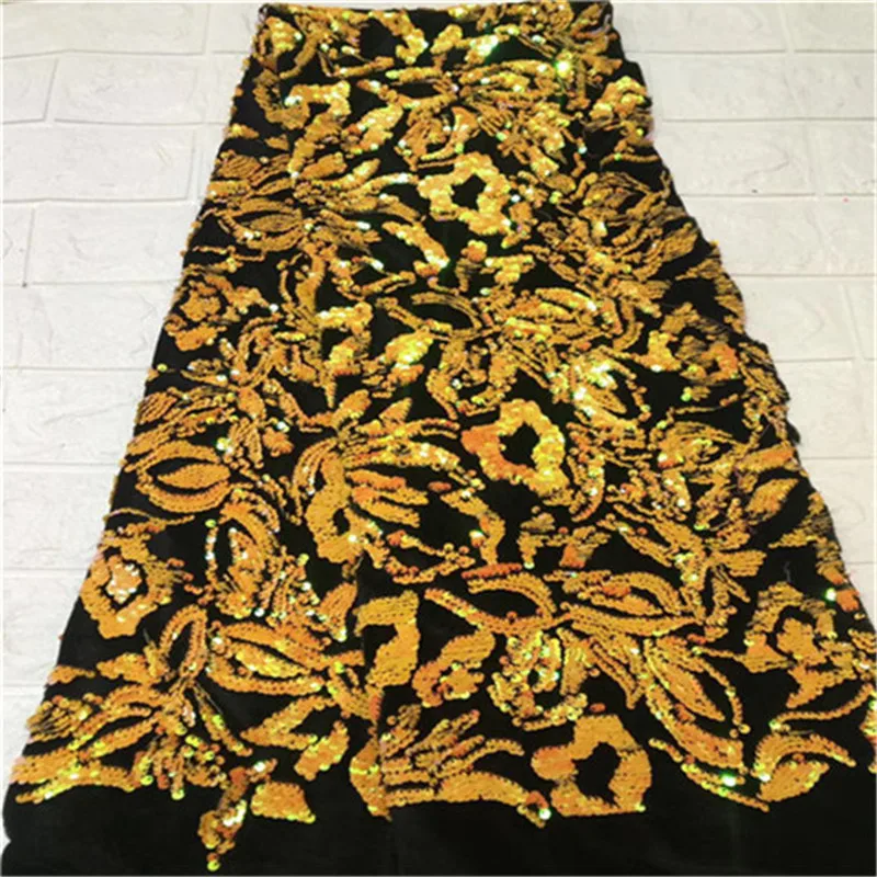 Африканская кружевная ткань 2019 Высококачественная французская бархатная с