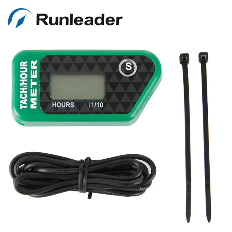 (5pcs/lot)Free shipping Record Max RPM Tach HourMeter tachometer For motocross outboard chainsaw marine snowmobile ATV RL-HM016R |