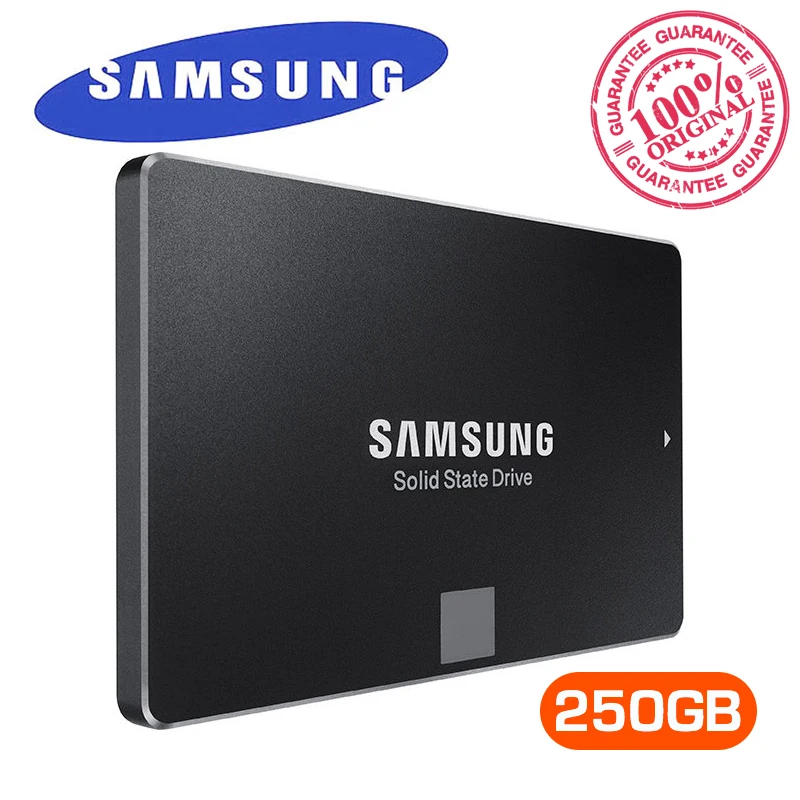 Samsung внутренний SSD 850 EVO 250 ГБ 2.5-дюймовый SATA III internal Solid State для ноутбуков настольных