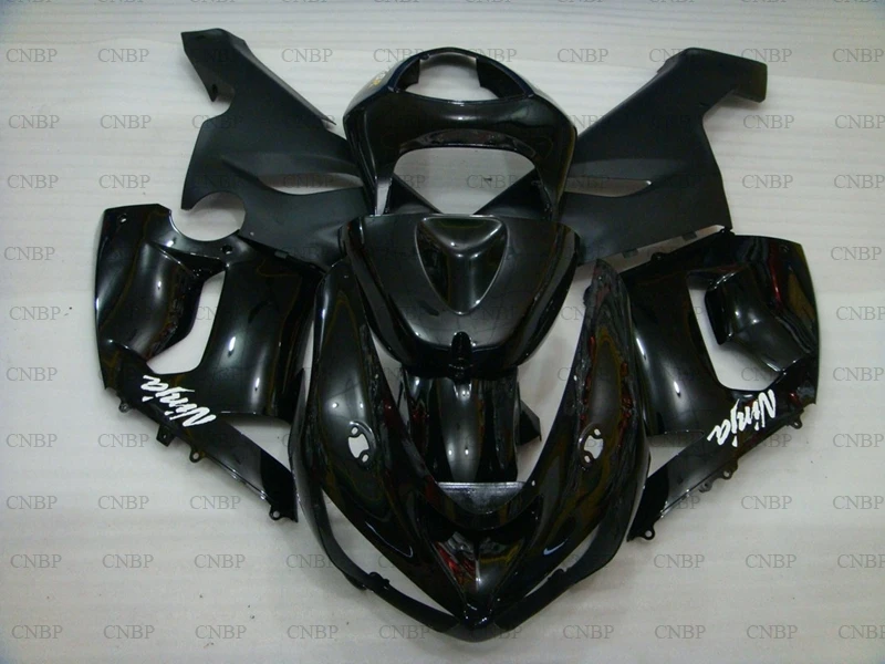 ZX6r 636 2005 2006 комплекты корпусов для Kawasaki 06 Пластиковые обтекатели Ninja ZX 6r черные