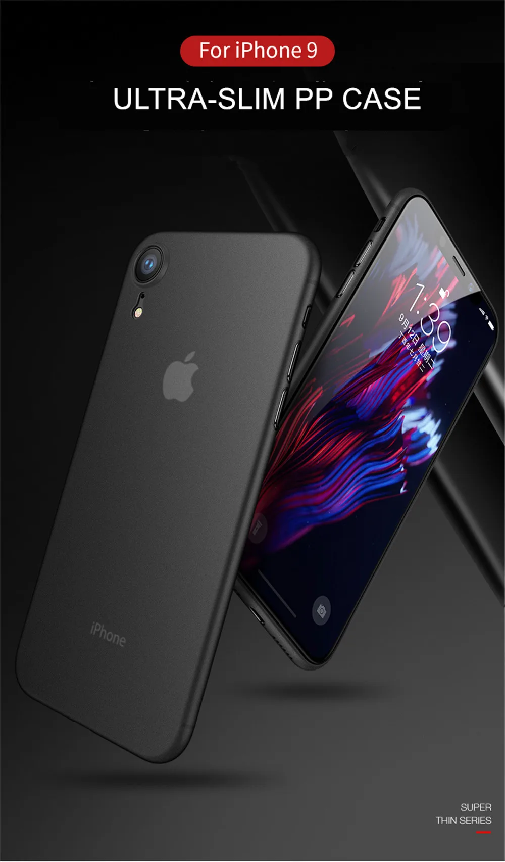 Ультратонкий матовый прозрачный PP чехол для телефона iPhone 7 X XS XR XS Max 0,4 мм Тонкий задний Чехол для iPhone 6 6s 7 8 Plus 5 5S SE 9