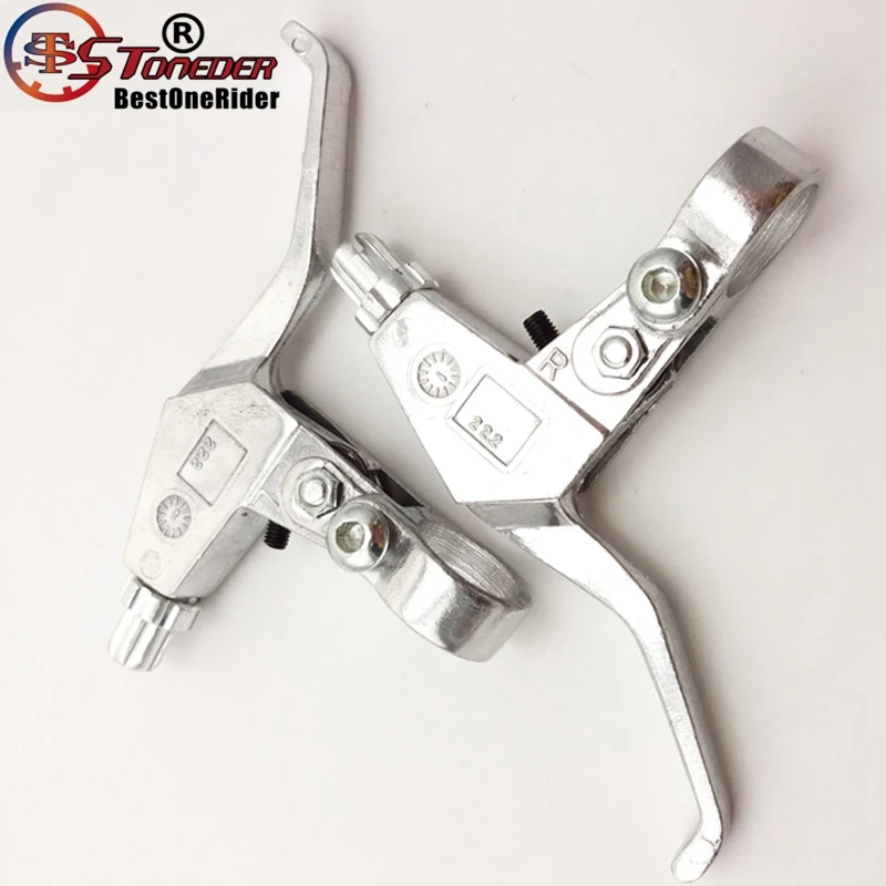 STONEDER 7/8 ''сплав Minimoto правая и левая ручка тормозные рычаги для 43cc 47cc 49cc 2 тактный