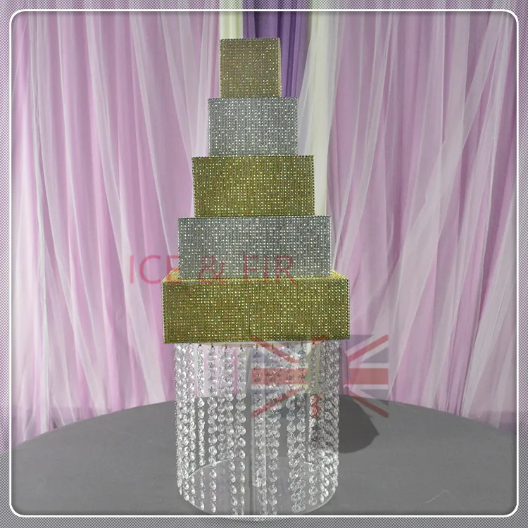 4 шт./лот прозрачная акриловая подставка для торта свадебное украшение