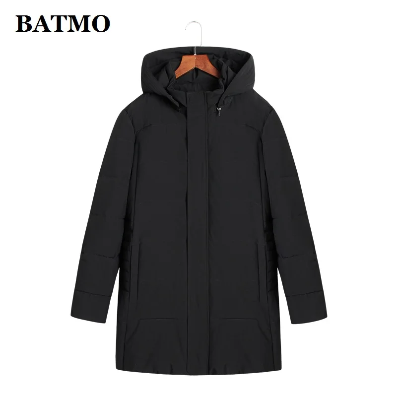 BATMO 2019 new arrival winter high quality warm parkas men,men's winter hooded jackets ,plus-size L-8XL  195