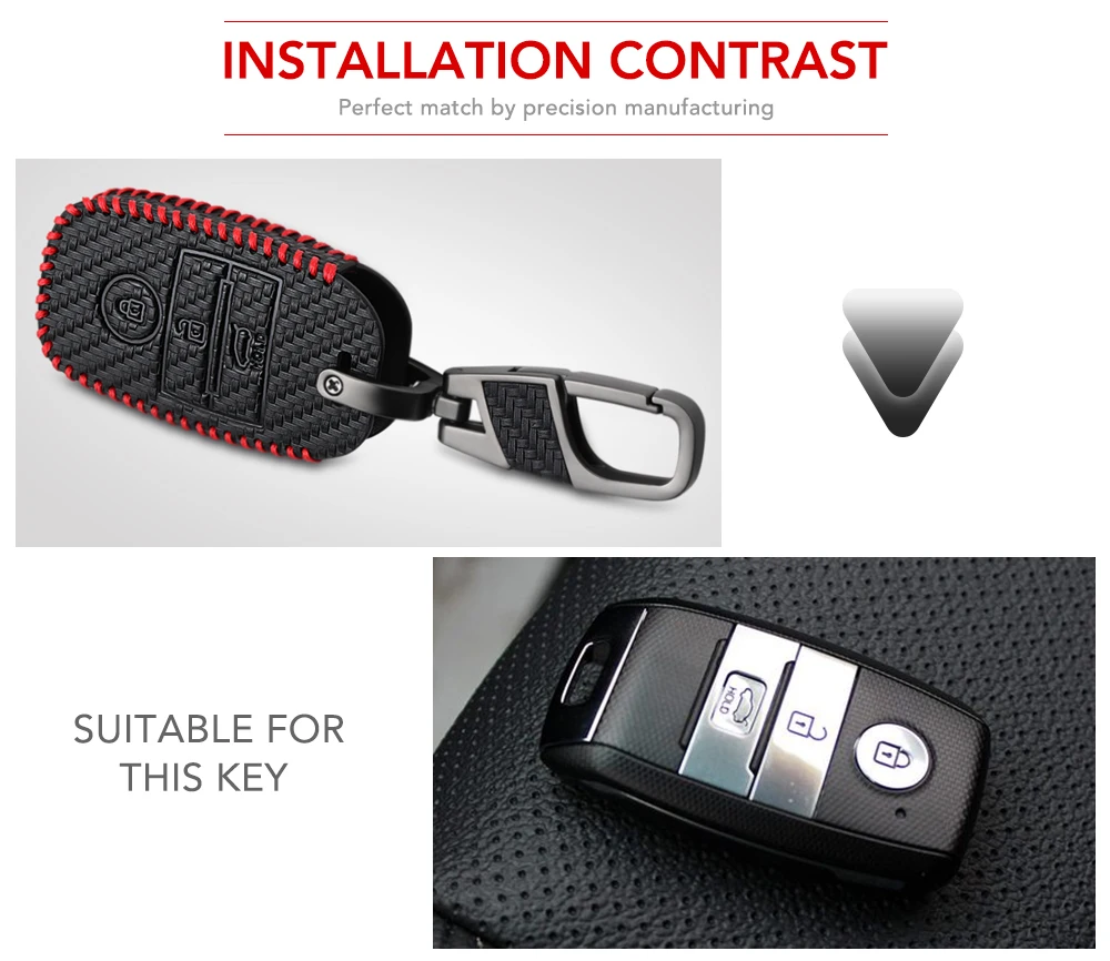 2018 модный смарт чехол для автомобильного ключа сумки брелок Kia Rio K2 Ceed Sportage Soul Sorento