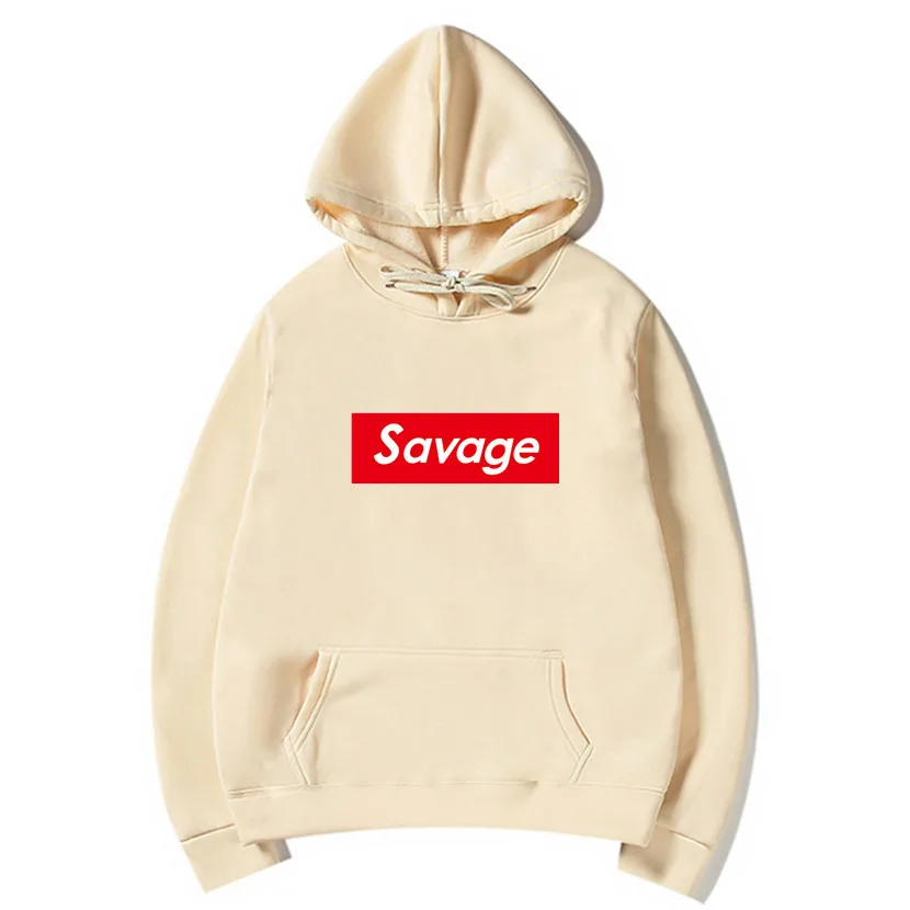 Новинка 2019 года мужские толстовки Savage классный худи модные хлопковые с принтом 1:1
