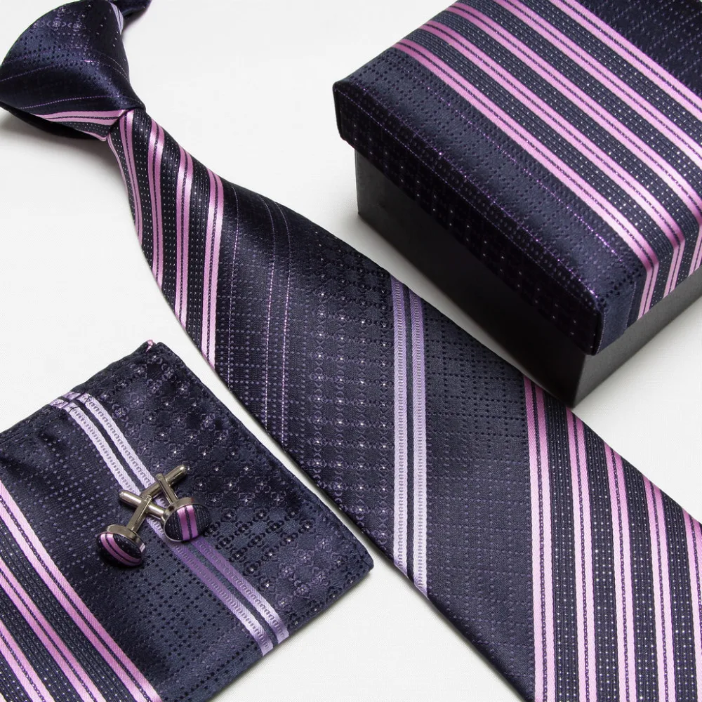 Мужской комплект из галстука запонок и носовых платков|tie set|business tie setties set for men |