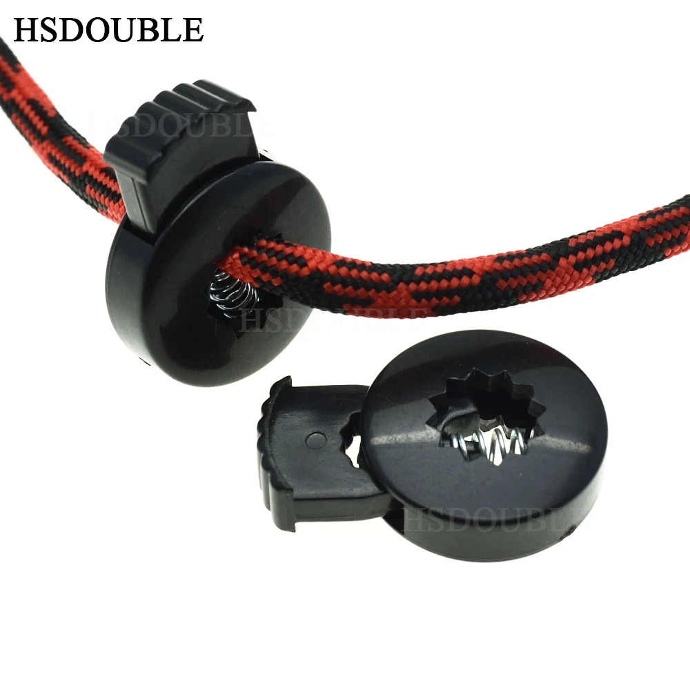 

Cord Lock Toggle Stopper Plastic Toggle Clip Black 26mm*18.5mm*5mm C0073-B1