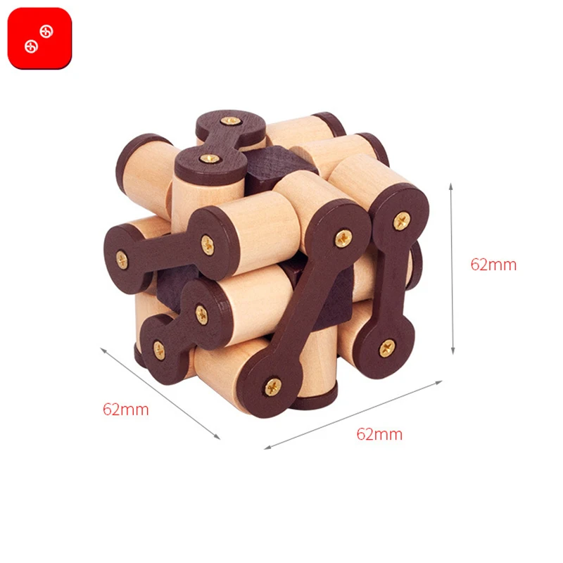 Деревянные головоломки, игры, игрушки для детей, цепочка дракона, обучающая головоломка, игрушка Монтессори, вызов IQ хобби, подарок для взрослых