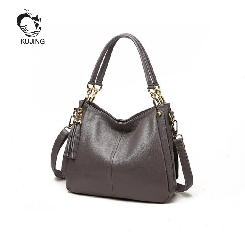KUJING модные кожаные сумки высокого класса Роскошные Деловые женские из воловьей