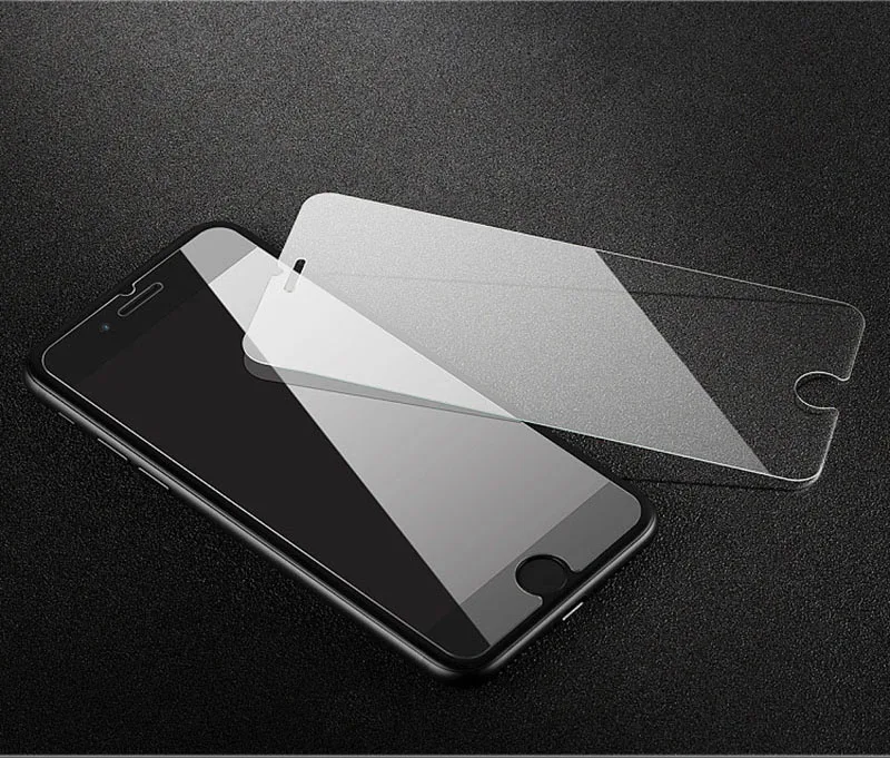 Защитное закаленное стекло 9H для iPhone 6, 7, 8, 6S Plus, 5, 5S, SE, 5C, X, XR, XS MAX, защитное стекло, пленка, анти-синий, фиолетовый, светильник