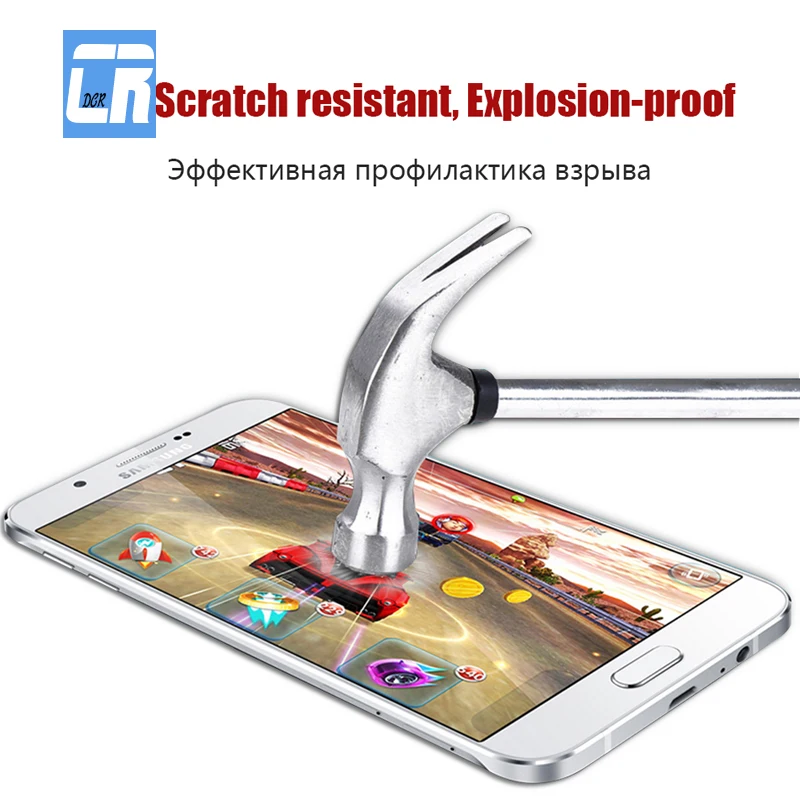 DCR 9 H Закаленное стекло пленка для samsung galaxy a5 a7 a8 plus 2018 Защитная j3 j5 j7 2017 | Мобильные