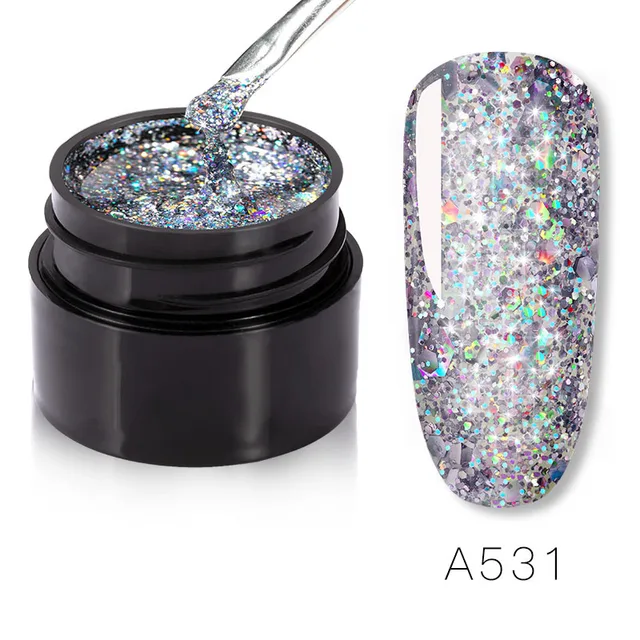 ROSALIND 5ML Блестящий бриллиант втирка для ногтей гель лак для ногтей все для маникюра гель лак с блестками маникюр | Красота и здоровье | АлиЭкспресс