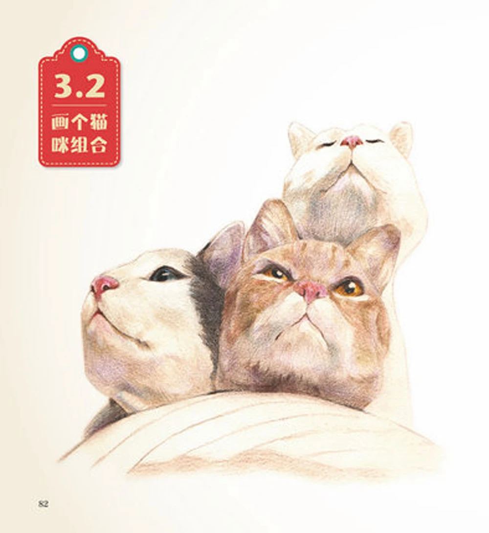 Китайские животные мир цветная ручка искусство книга|art book|drawing art bookpainting drawing book |