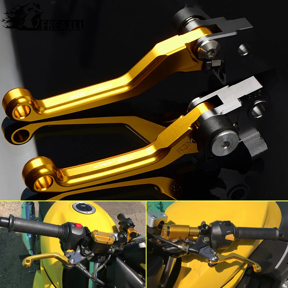 Рычаги тормоза и сцепления для мотоцикла Honda CRF250X 2005 2006 2007 2008 2009 2010 2011 2012 2013 2014