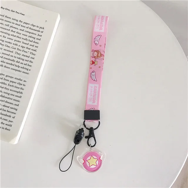 Neck/Wrist Strap Cartoon Bear Girl Cat Pattern Phone Lanyard For Camera USB Flash Drives ID Card Keys Hang Rope | Мобильные телефоны