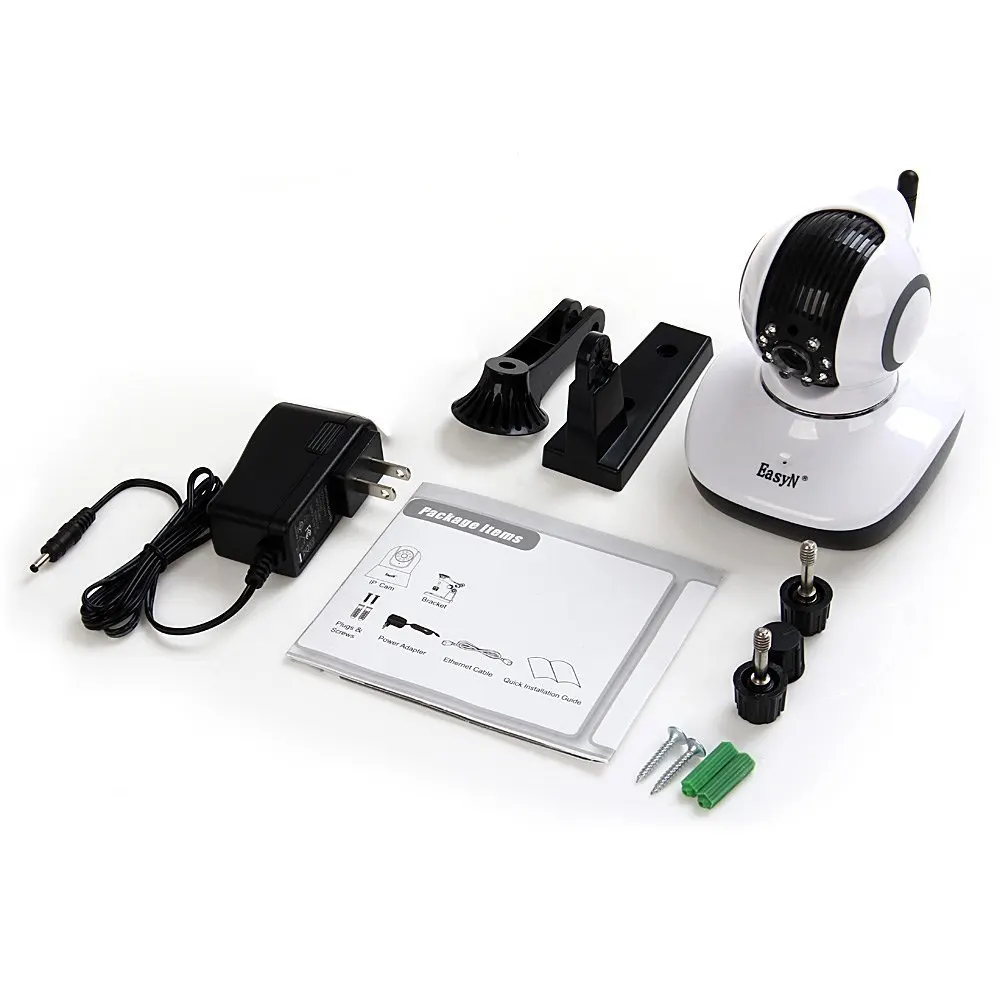 Easyn Мини 10d 1.0mp h.264 cmos Беспроводной IP Камера с панорамирования/наклона Ночное