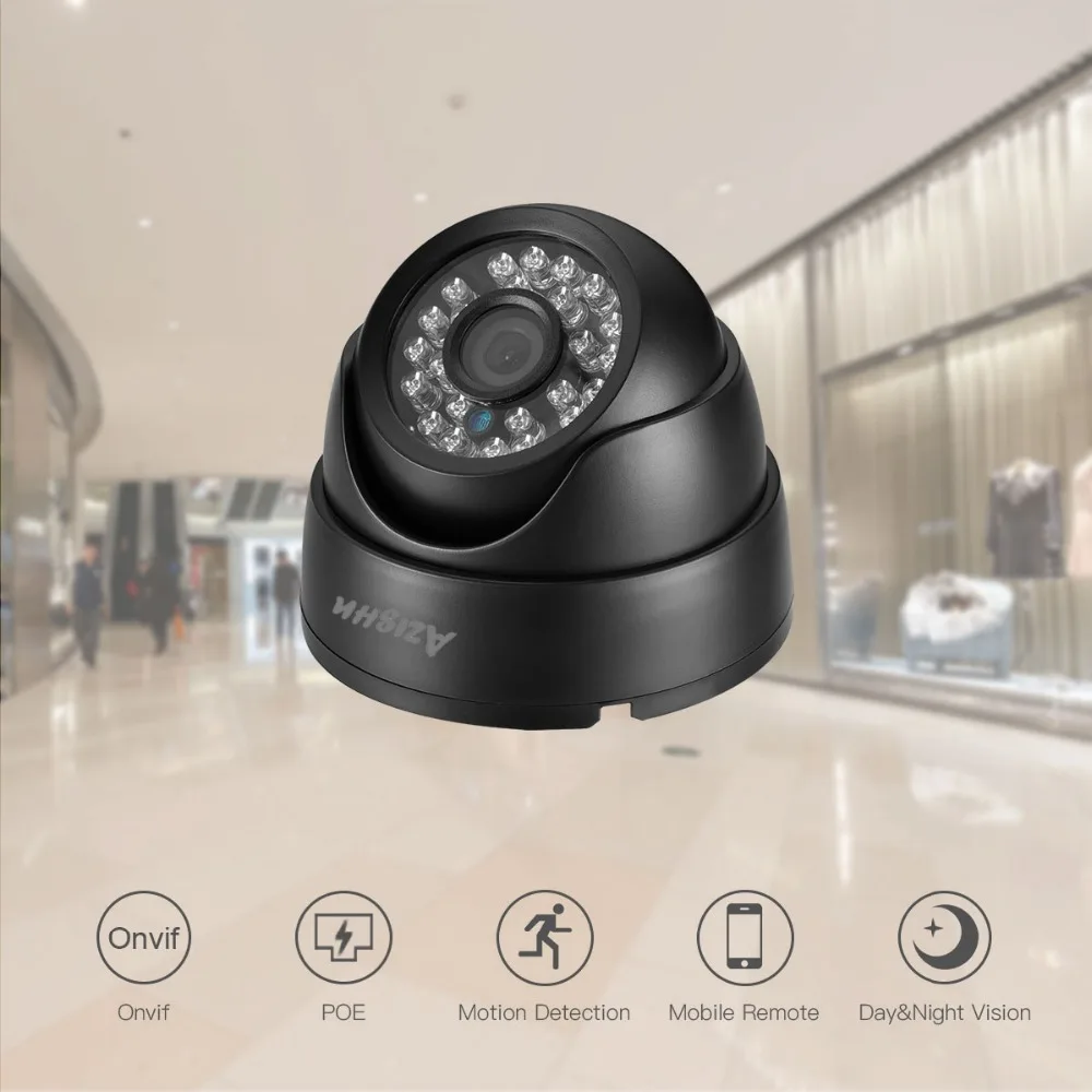 Новая IP-камера H.265 2 МП в режиме реального времени 25fps 1080P 24IR LEDS Securiy HD сетевая