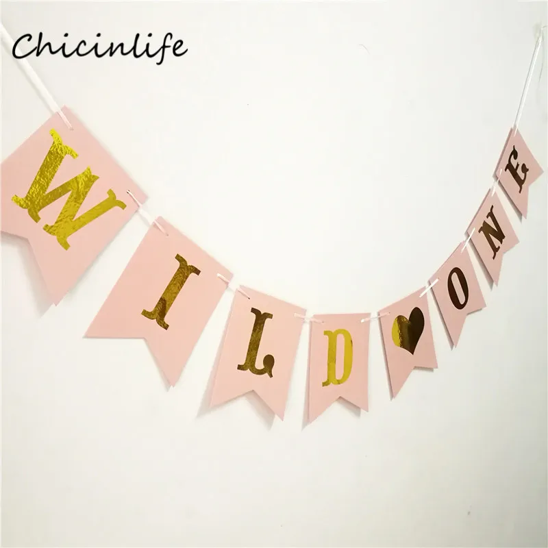 Chicinlife 1 набор баннер на первый день рождения детский праздник украшение й
