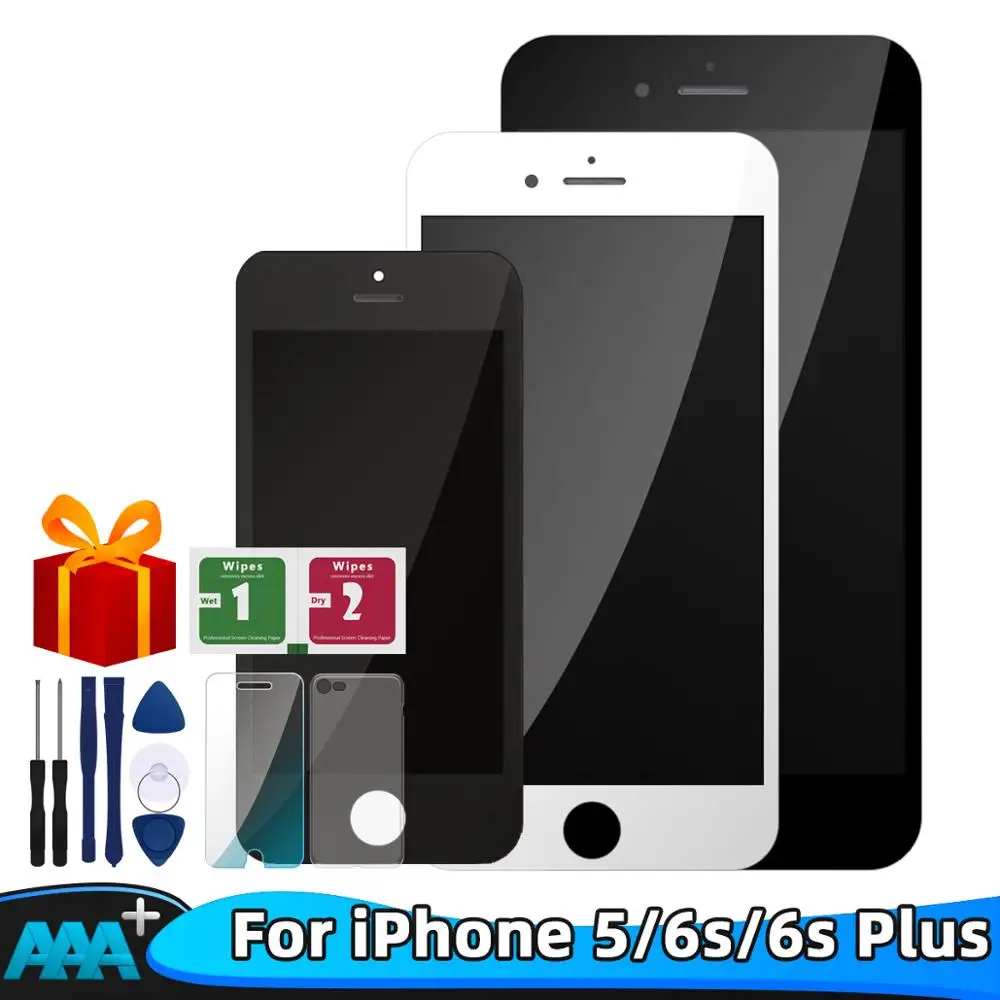 ЖК дисплей с сенсорным экраном и дигитайзером в сборе для iPhone 5 6s 6splus качество AAA