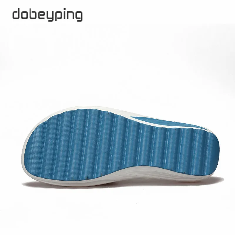 Женские шлепанцы из воловьей кожи сандалии на плоской платформе пляжные