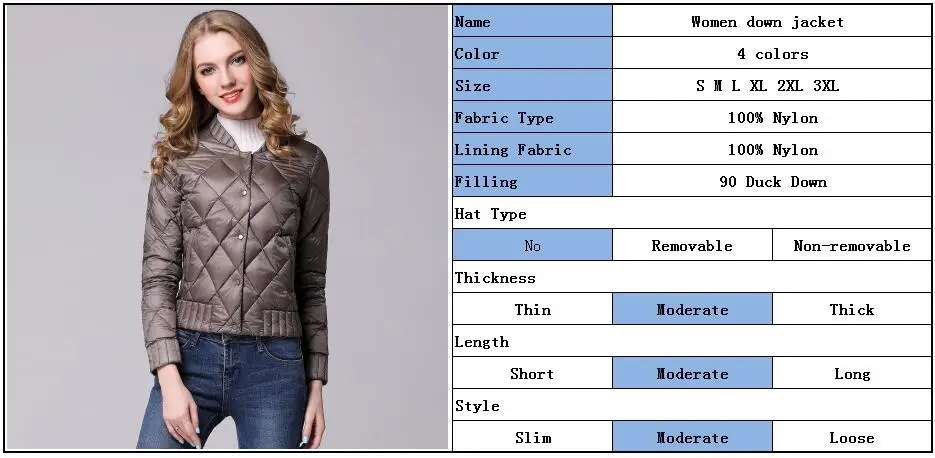 S-3XL, новинка, женская модная куртка-пуховик на белом утином пуху, женский ультра-светильник, тонкий однобортный теплый пуховик, переносная верхняя одежда