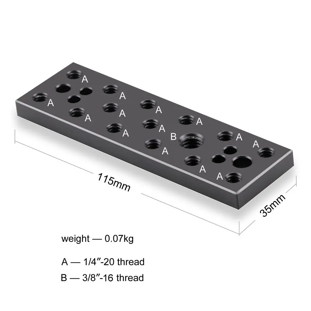 Многофункциональный Монтажная пластина 1/4 &quot3/8&quot для sony F970/F550 Батарея Lilliput Fa1011 |