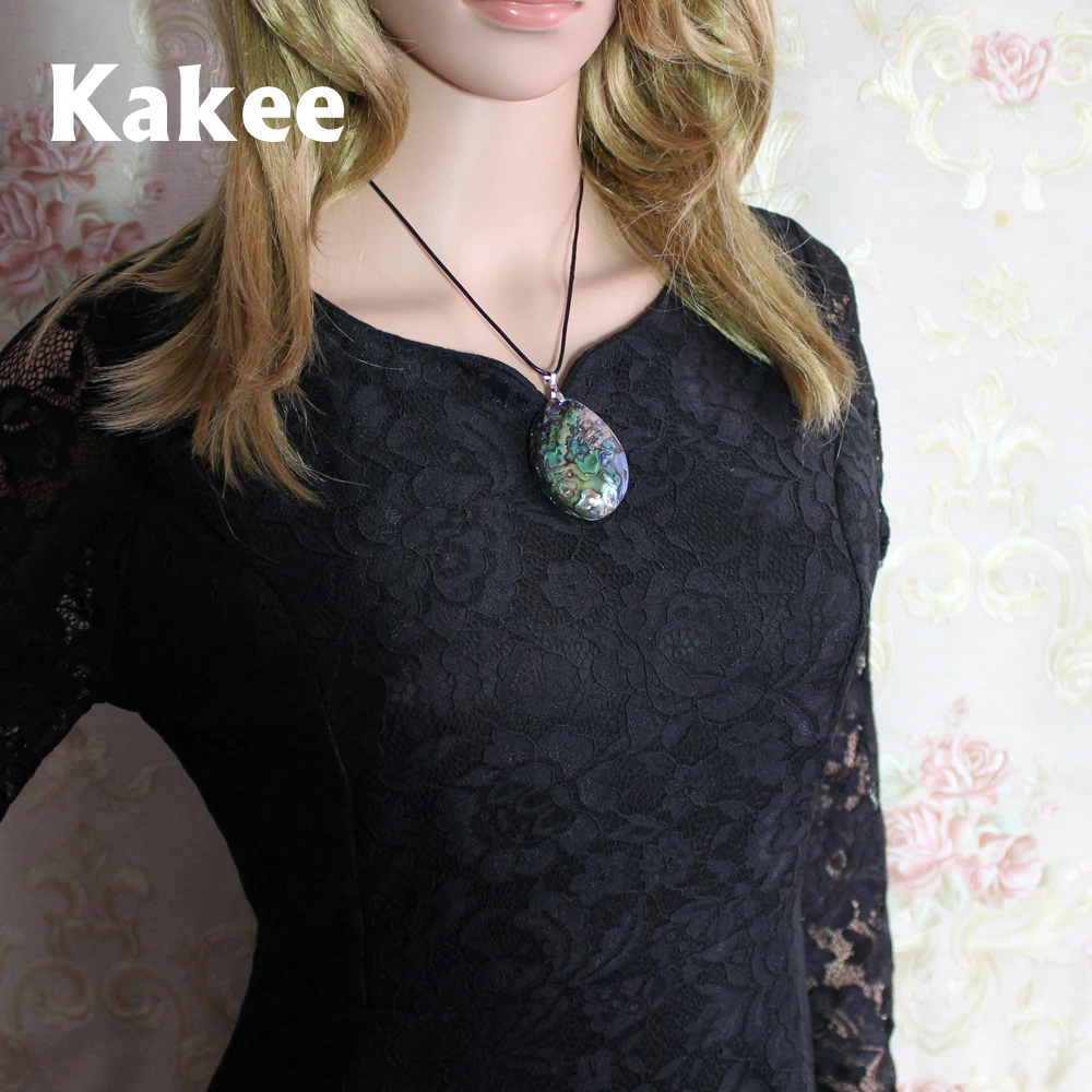 Женское Ожерелье чокер Kakee ожерелье из Новой Зеландии с натуральным абалоновым