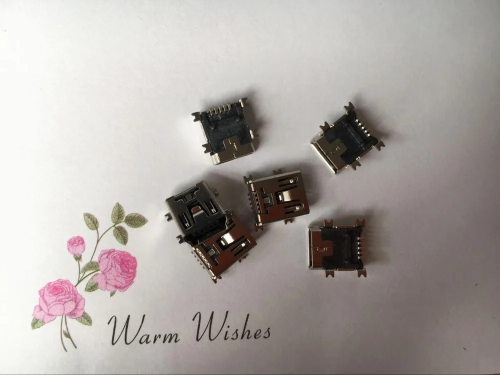 10 шт./лот мини USB разъем типа B 5pin PCB монтажный SMD мама 2 0|female connector|female usb connectorjack connector