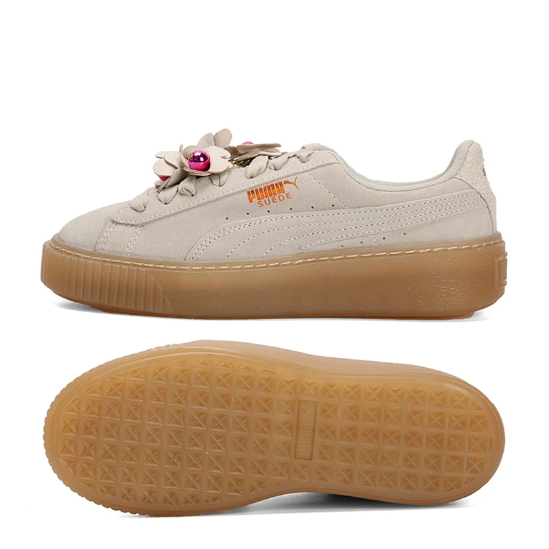 Женские кроссовки для скейтбординга оригинальные на платформе с цветочным