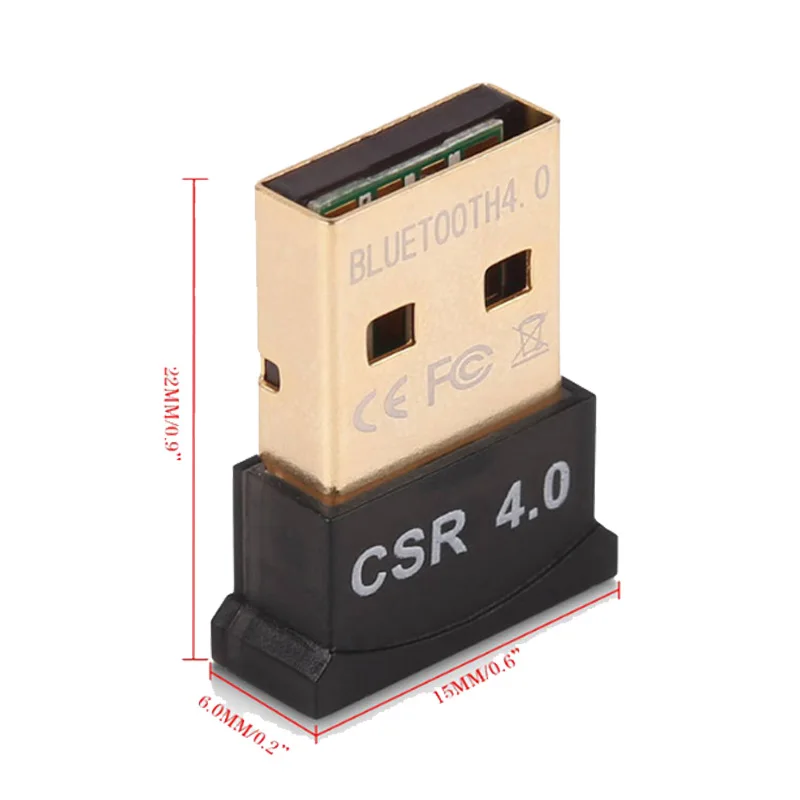 Беспроводной USB Bluetooth адаптер V4.0 Dongle Музыка Звук приемника Adaptador 3 Мбит/с для