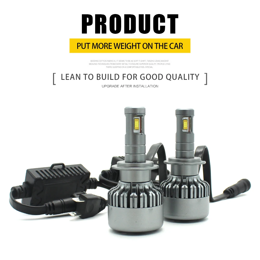 Modifygt V10 H4 led H7 H8/H9/H11 H15 8000LM 100 Вт 12 В Автомобильные фары Стайлинг автомобильные