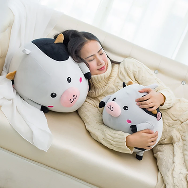 Новый стиль срок производства тиража: 30 40 см милый жира подушка с коровой куклы