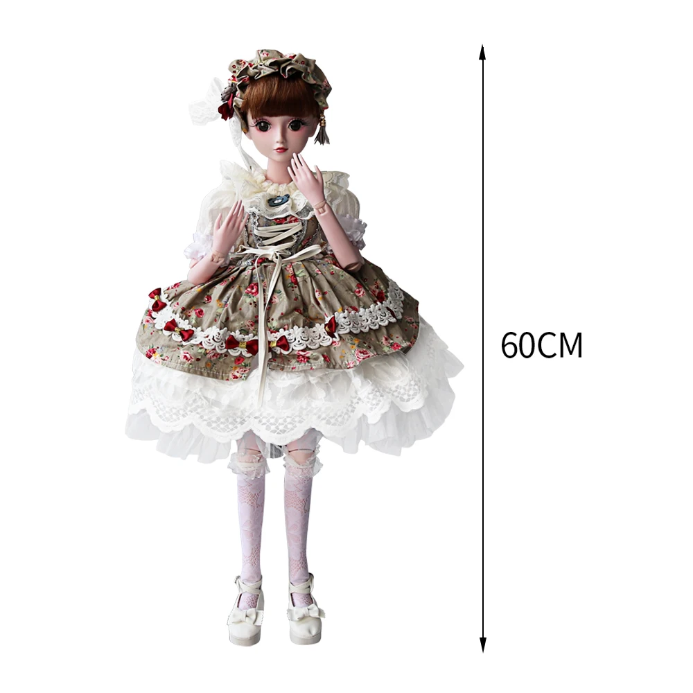UCanaan/1/3 BJD куклы детские игрушки 19 мячом Соединенных Body с полной аксессуары для