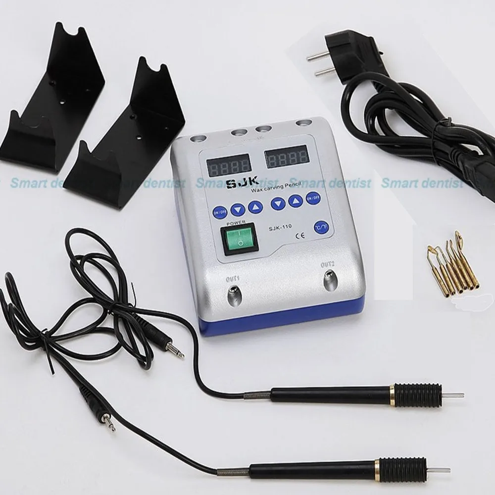 

NEW 1set Dental lab Equipment Electric Wax Carving knife Machine with 6 Wax Tips and 2 Wax Carving Pen