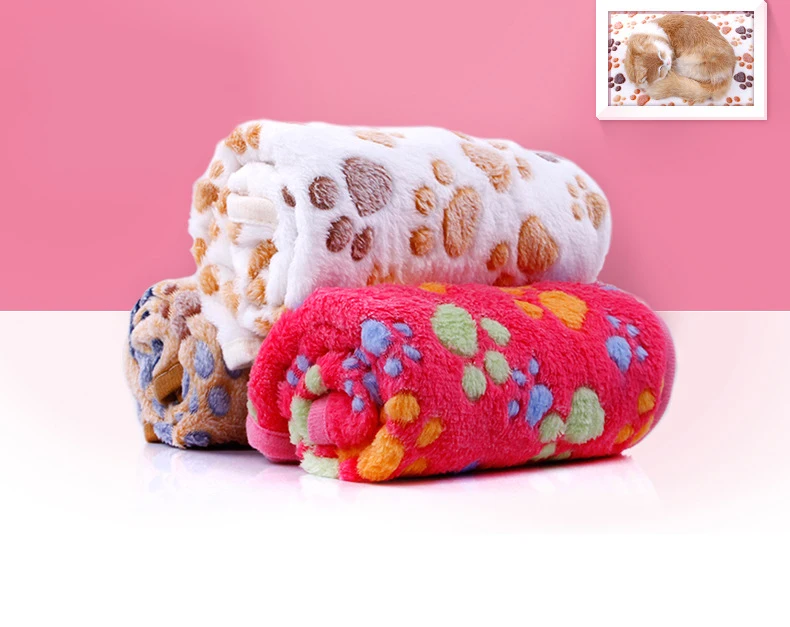 Pet Коралловая сумка для животных одеяло дышащий мягкий спальный коврик для средних маленьких кошек собак Осенняя зимняя одежда для собак Подушка спальная кровать