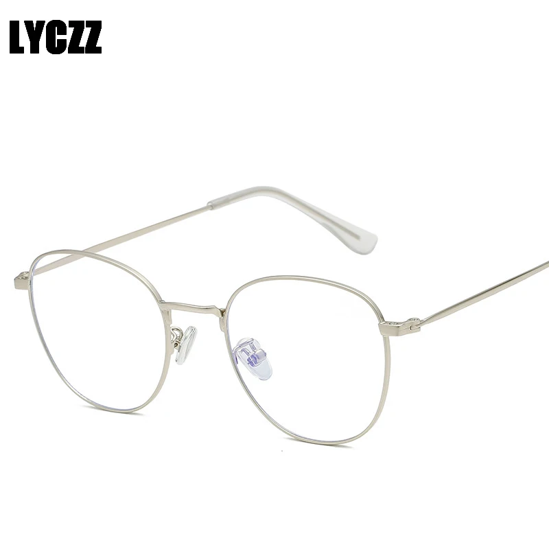 Lyczz компьютер TR90 оптические оправы для очков с защитой от синего света золото