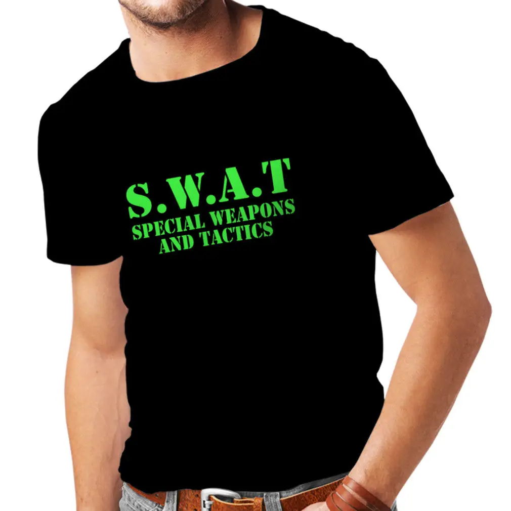 S.W.A.T силы-тактика специального оружия-военная техника мужская рубашка | Мужская