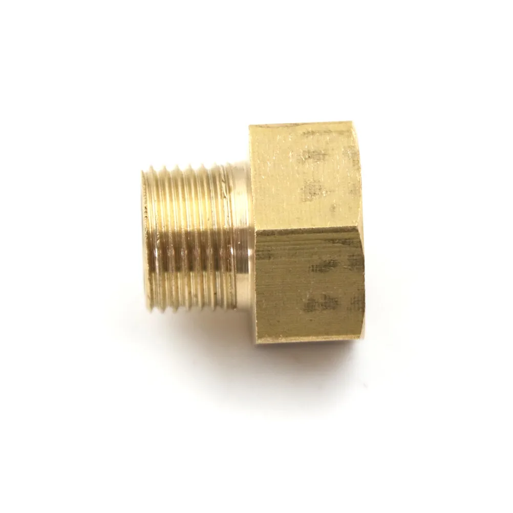 1 шт. 1/2 "BSP Женская резьба x 3/8" BSP резьбовое соединение Латунная Труба фитинг