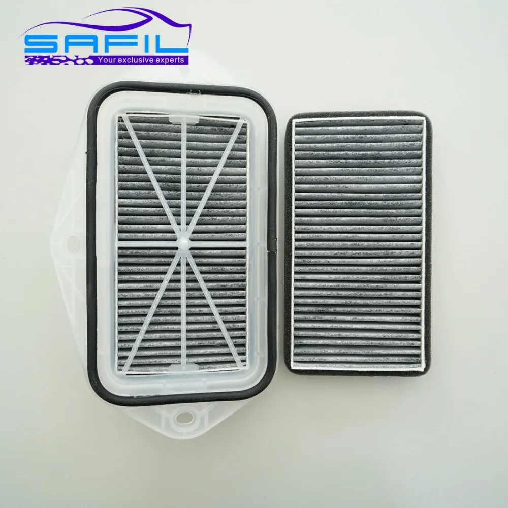 Углеродный фильтр для салона с 3 отверстиями Vw Sagitar CC Passat Magotan Golf Touran Audi Skoda Octavia